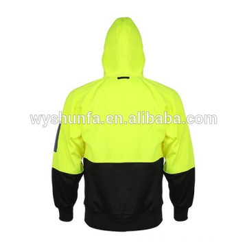 Fluoreszierende Gelb Hohe Sichtbarkeit Sicherheit Warnung Reflektierende Sleeveless Jacke